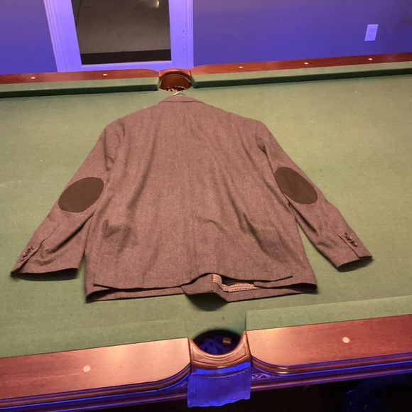 Joseph Abboud Wool Plaid Brow Blazer Vintage 80s 48L - Picture 8 of 8